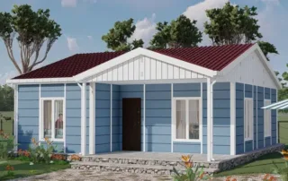 Silivri tek katlı prefabrik ev