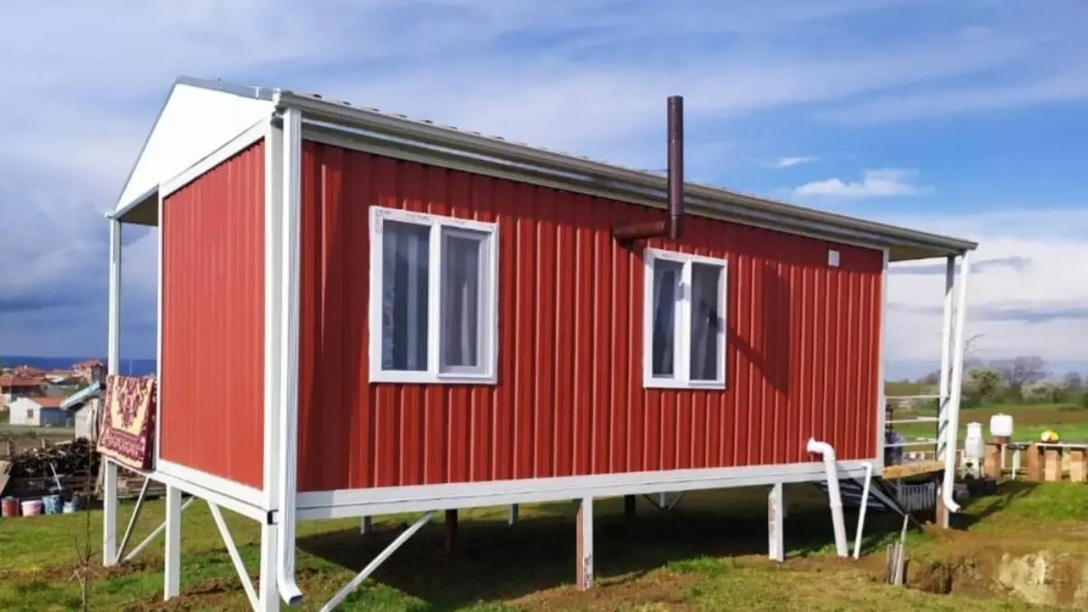 Silivri tek katlı prefabrik ev