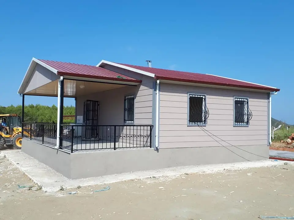 Silivri tek katlı prefabrik ev